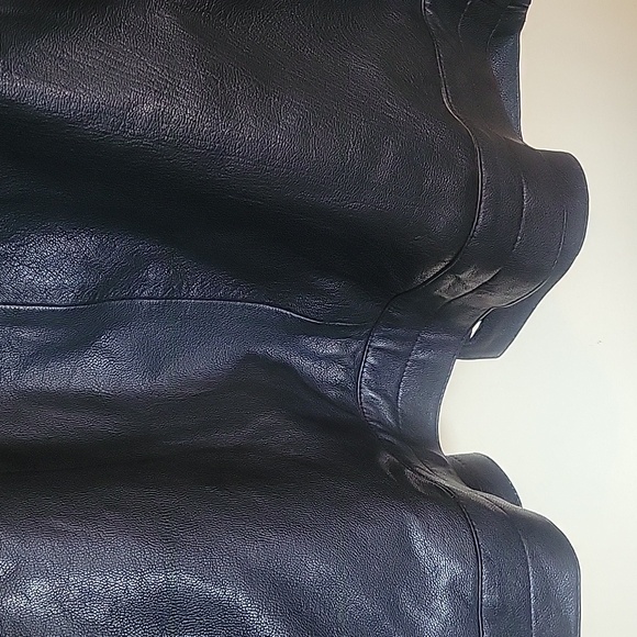 Roaman's Elegant Black Vintage Leather Jacket - Picture 8 of 8